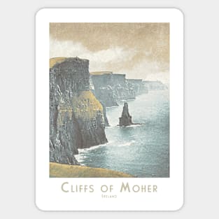 Ireland - Majestic Cliffs of Moher Print Sticker